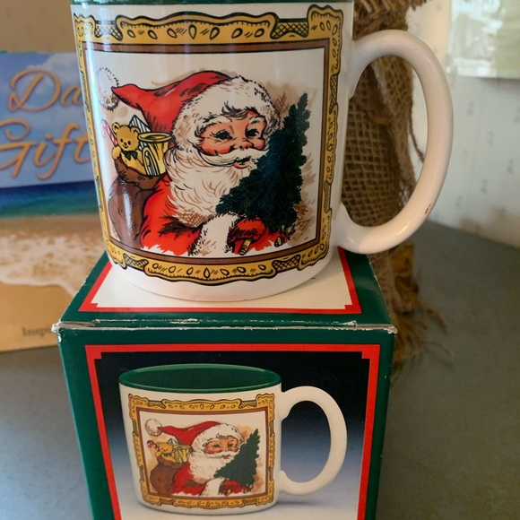 Vintage, SANTA CLAUSE coffee mug, NEW IN ORIGINAL BOX, Creative Concepts. - Picture 6 of 7